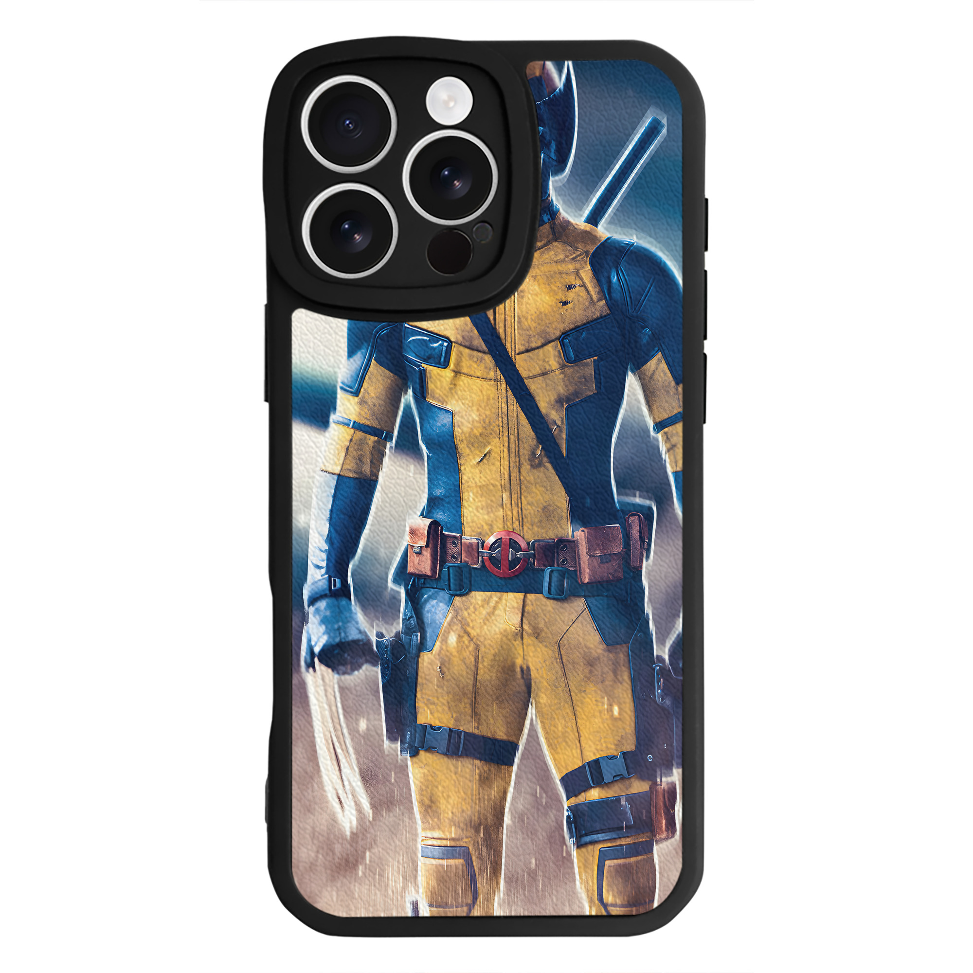 （画像用） アベンジャーズ The Avengers 【iPhone 16シリーズ対応】シリコンスマホケース（レザー調） 材質：シリコン